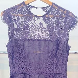 BB Dakota Purple Lace Dress